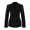 Wool Blazer with Sequins