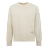 Embroidered logo cotton and wool sweater