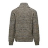 Multicoloured Yarn Turtleneck with Plait Pattern