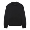 Black Wool Sweater Round Neck