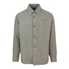 Green Cotton Shirt with Front Buttons