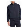 Blue Logo Zip Sweater Long Sleeve