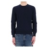 Blue Cotton Crew Neck T-shirt