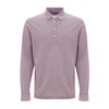 Long Sleeve Pink Polo Shirt