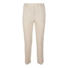 Light Beige Cotton Stretch Gabardine Pants