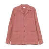 Pink Button-Up Shirt with Pockets