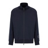 Blue Logo Zip Sweater Long Sleeve