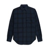 Relaxed Button Hemd Dark Night