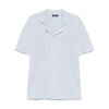 Sky Blue Sweater with Short Sleeves