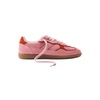 Pink Leather Sneakers Retro Style