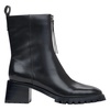 Black Ankle Boots with Low Heel
