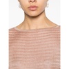 Knit Boatneck Dress Flared Skirt