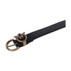 Black Leather Belts for Women