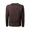 Dark Brown Wool Crew-Neck Sweater