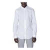 White Button-Front Shirt Classic Style