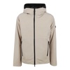 Soft Shell Short Coat with Fixed Hood