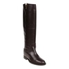 Leather Boot with Mixed Leather Sole