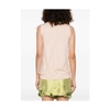 Peach Pink Crew Neck Sleeveless Top