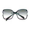 Green Square Acetate Sunglasses with Gradient Lenses