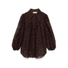 Chocolate Brown Lace Blouse