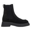 Women`s Black Chelsea Boots made of Italian Genuine Velour Estro ER00115839
