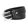Leather Belt with Buckle Fastening