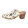 Vintage Leather Heeled Mules