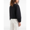 Black Logo Trim Sweater