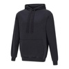 Black Cotton Sweatshirt with Hood