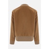 Brown Wool Bomber Jacket