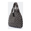Handwoven Black Diamond Clutch Bag