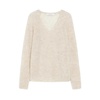 Soft Mohair Blend V-Neck Sweater