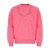 Dark pink cotton sweatshirt