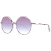 Pink Women Sunglasses Round Gradient