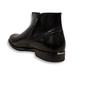 Men`s Flat Ankle Boots, Black
