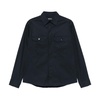 Navy Blue Button-Up Shirt