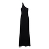 Black One Shoulder Long Dress