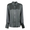 Luxurious Green Silk Shirt