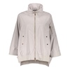 Waterproof Cape Coat with Knit Inserts