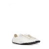 White Sneakers with Lace-Up Detailing