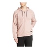Plain Logo Hoodie with Drawstring and Zip
