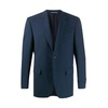 Blue Wool Knit Blazer Jacket