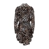 Animal Print Dress with Zipper