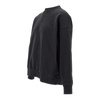 Black Cotton Sweatshirt with Beaded Logo