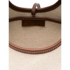 Leather Brown Bags with Tie-Top Fastening