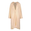 Crepe Coat with Pointed Collar