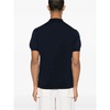 Blue Polo Sweater Short Sleeve Cotton
