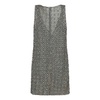 Grey Crystal Bead Embroidered Dress