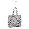 Vintage Check Polyester Tote Bag