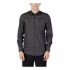Grey Button-Up Shirt Men Fall/Winter